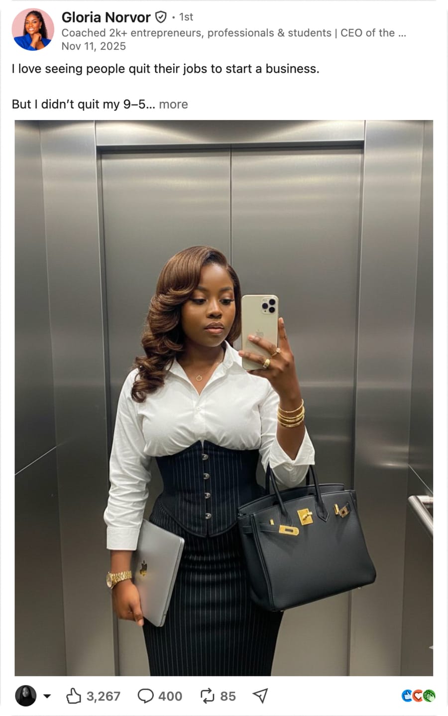 Gloria Norvor: Building a business alongside a day job